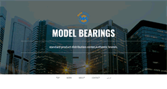 Desktop Screenshot of modelbearings.com